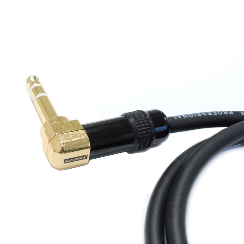 AUDIO 2000'S Audio2000's C14012P2 12 Ft 1/4" TRS Right Angle to XLR Male Cable (2 Pack) - Image 4